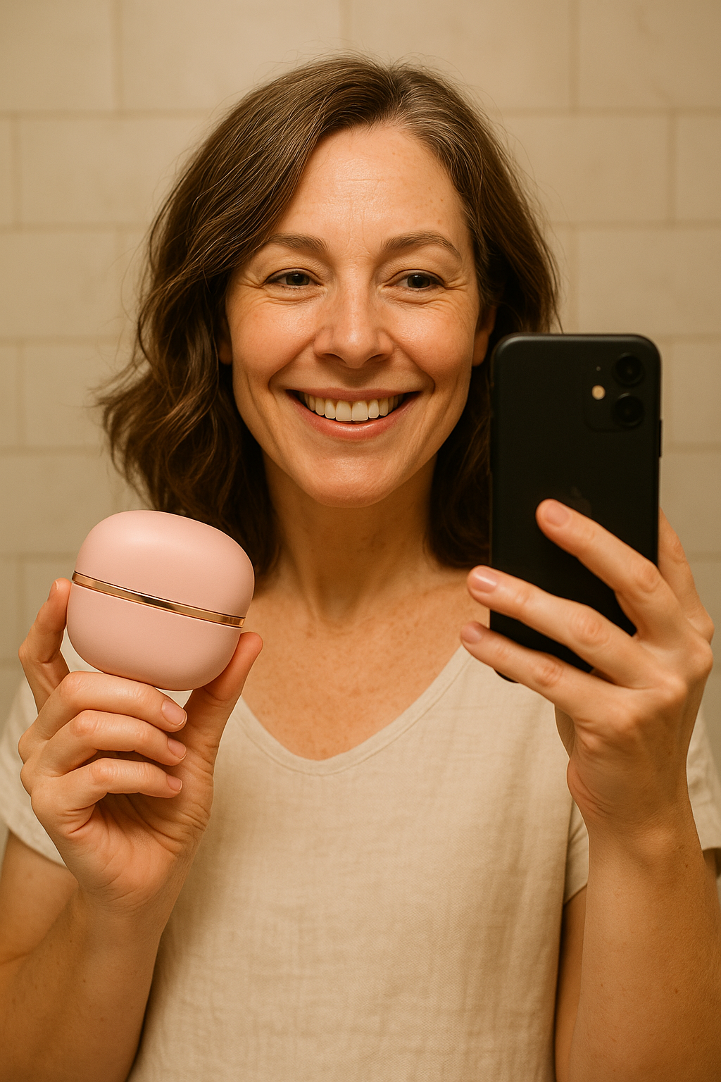 Customer review portrait